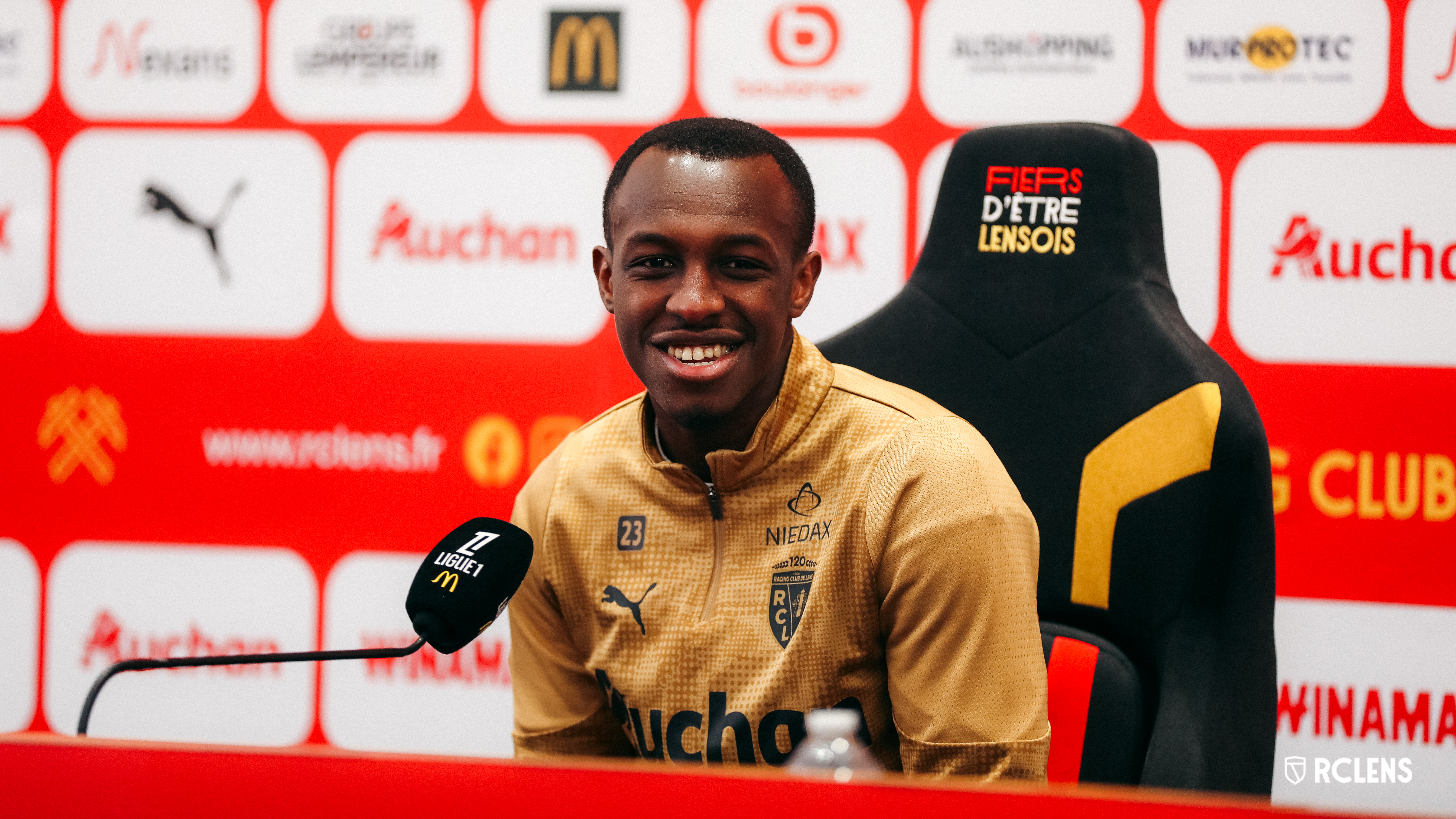 Saud Abdulhamid RC Lens Conférence de presse