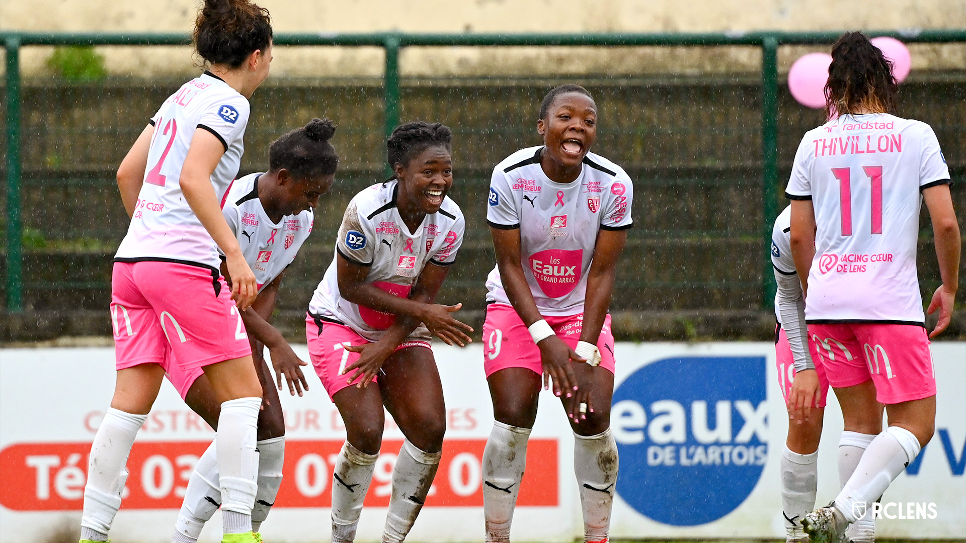 RC Lens Féminin D2F Brest Octobre Rose