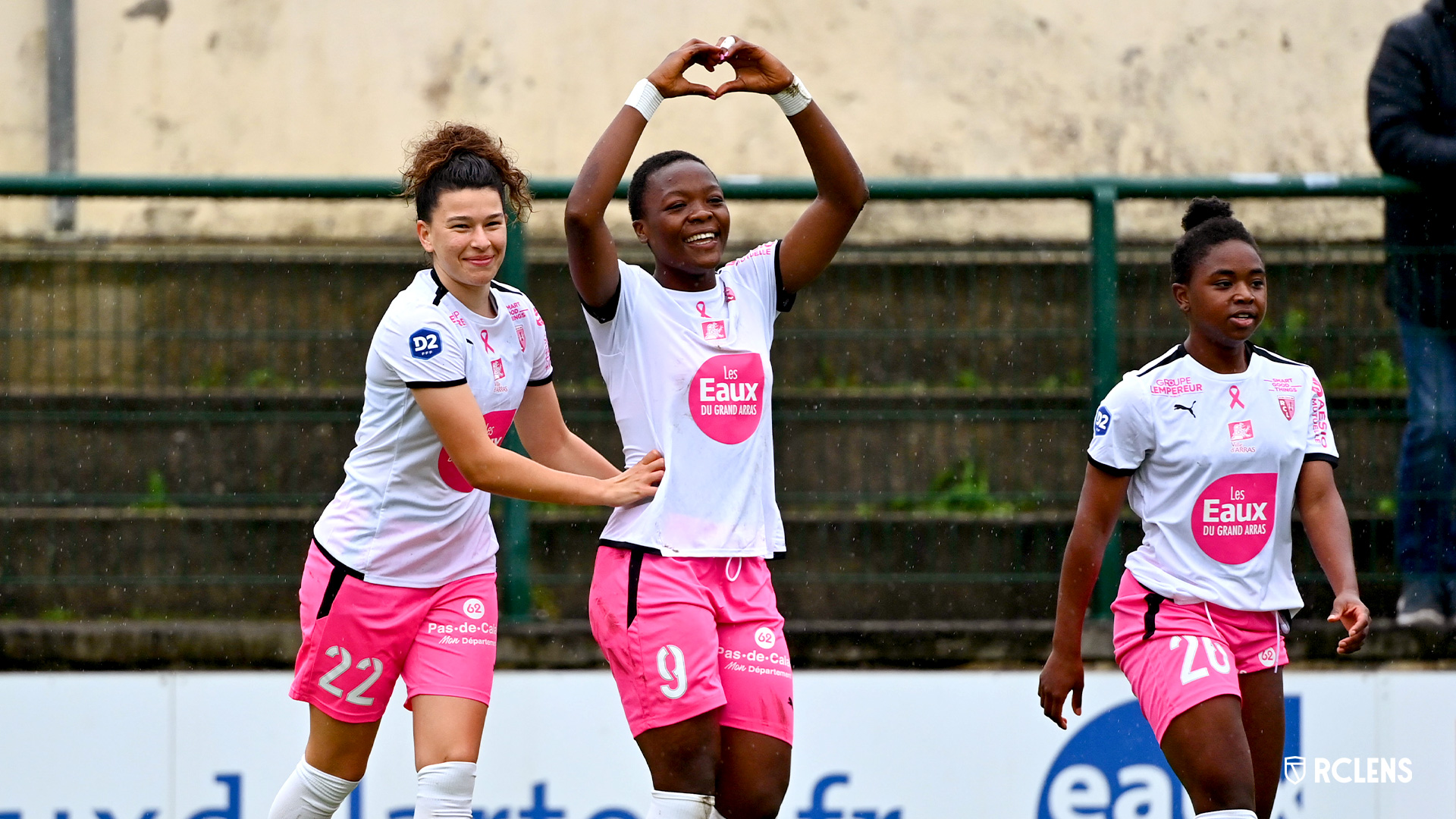 RC Lens Féminin D2F Brest Octobre Rose