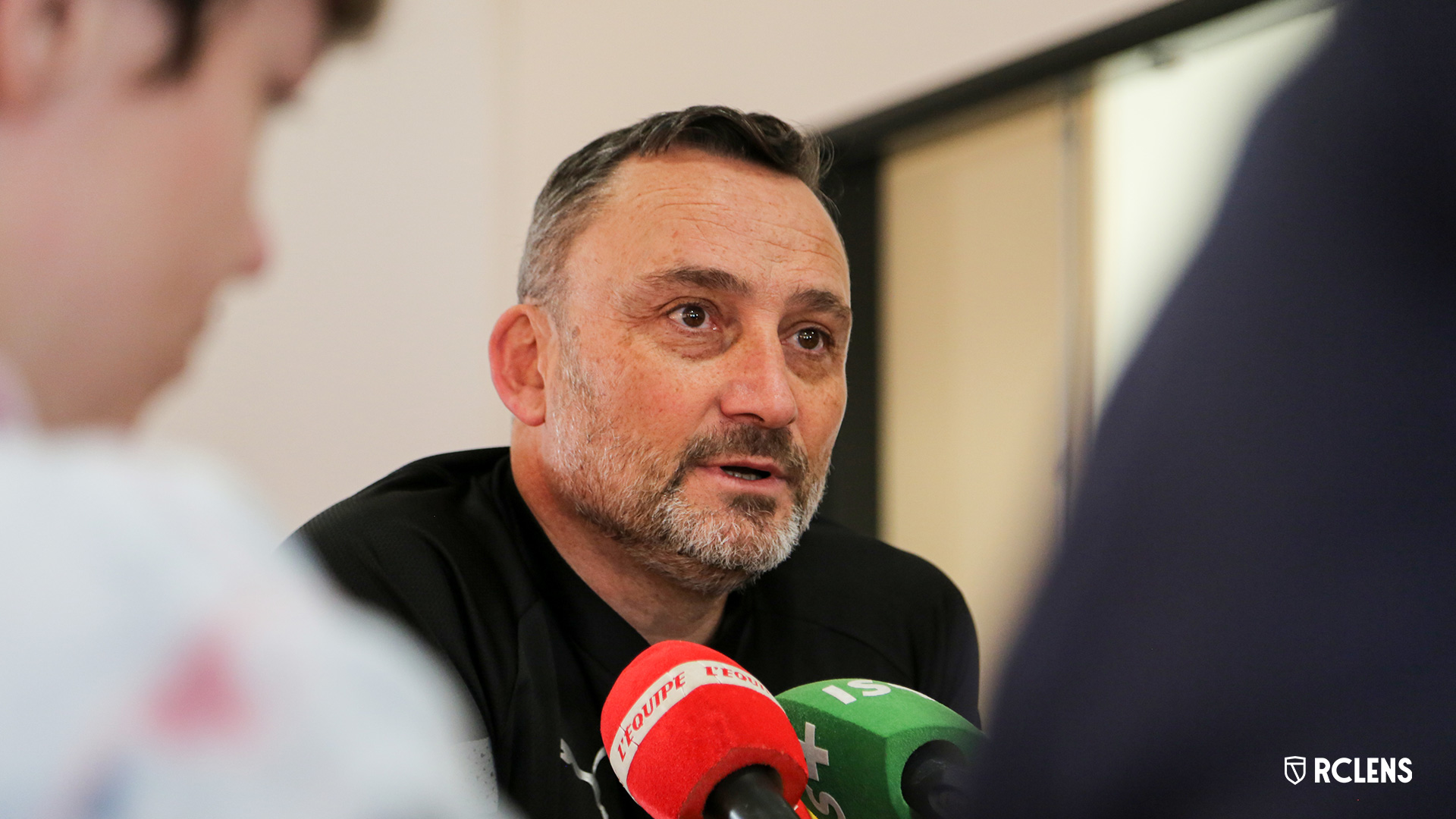 Conférence de presse avant Brest RC Lens 16es de finale de Coupe de France Franck Haise Jean-Louis Leca Conférence de presse avant Brest RC Lens 16es de finale de Coupe de France Franck Haise Jean-Louis Leca