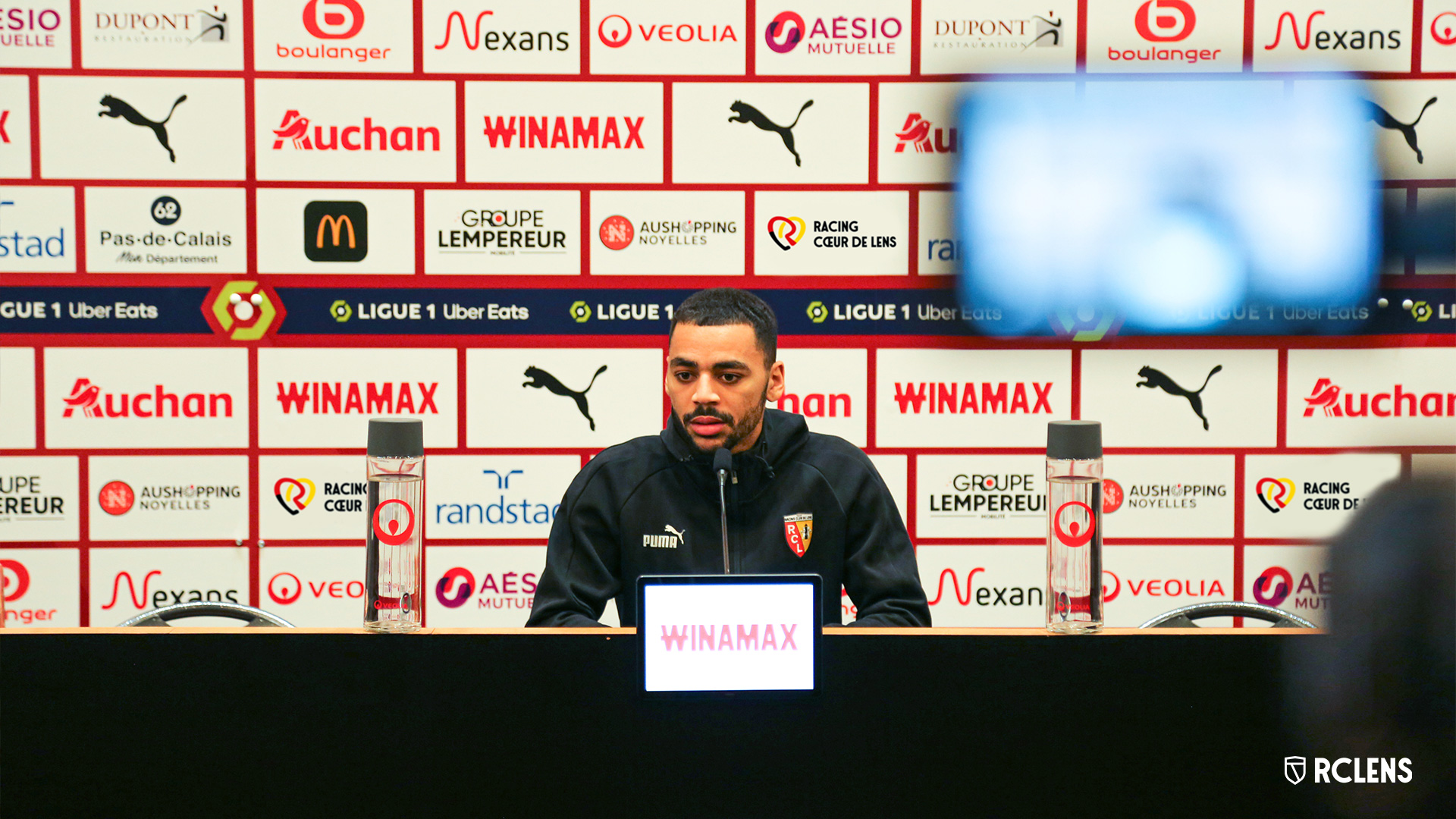 Avant RC Lens-Angers SCO Alexis Claude-Maurice conférence de presse Avant RC Lens-Angers SCO Alexis Claude-Maurice conférence de presse