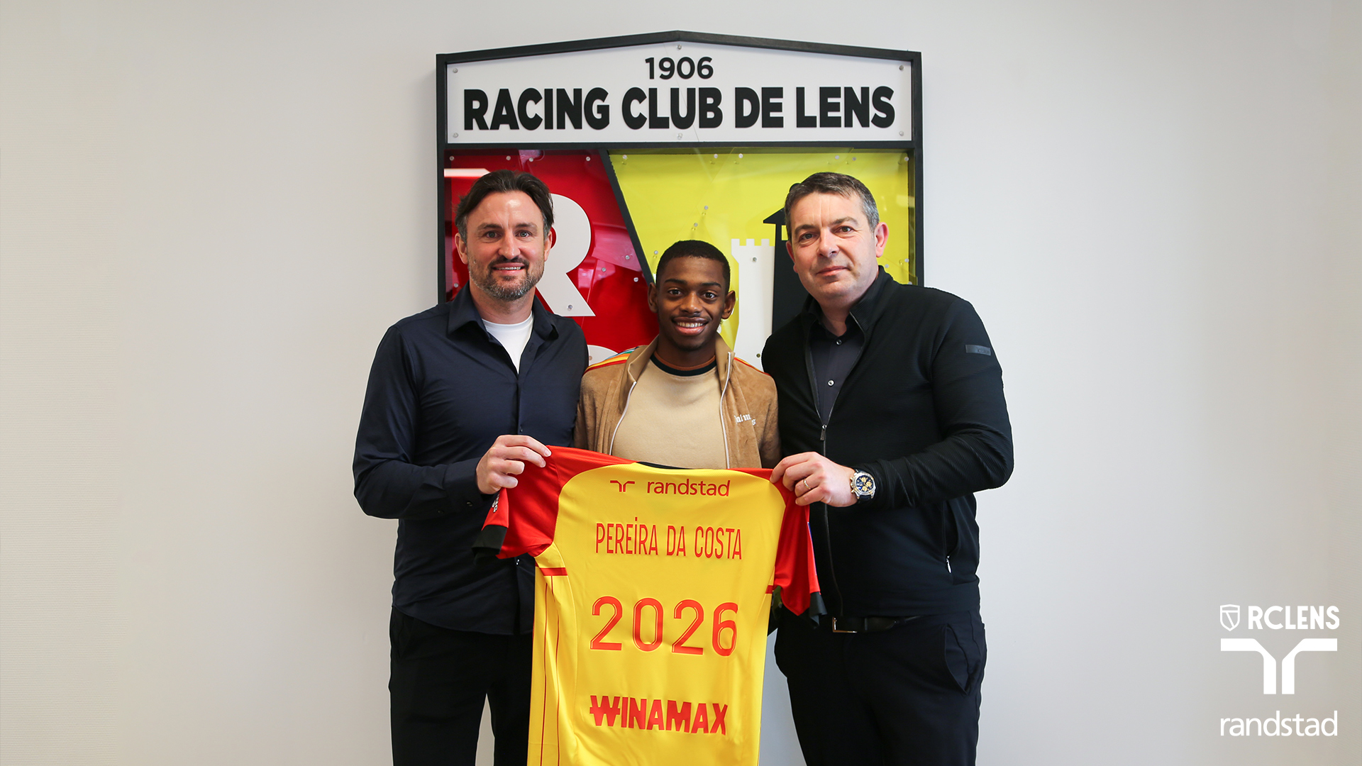 Prolongation contrat David Pereira da Costa RC Lens 2026