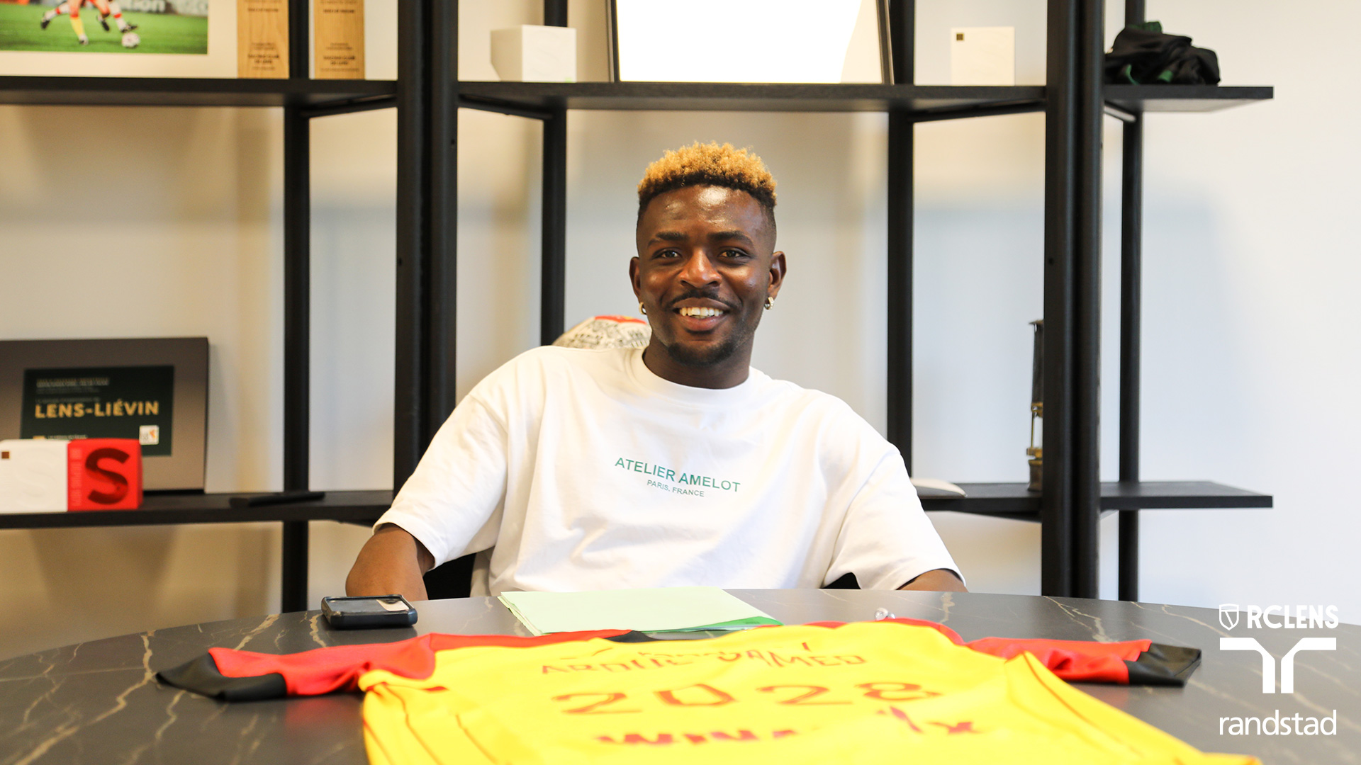 Salis Abdul Samed Prolongation contrat 2028 RC Lens Salis Abdul Samed Prolongation contrat 2028 RC Lens