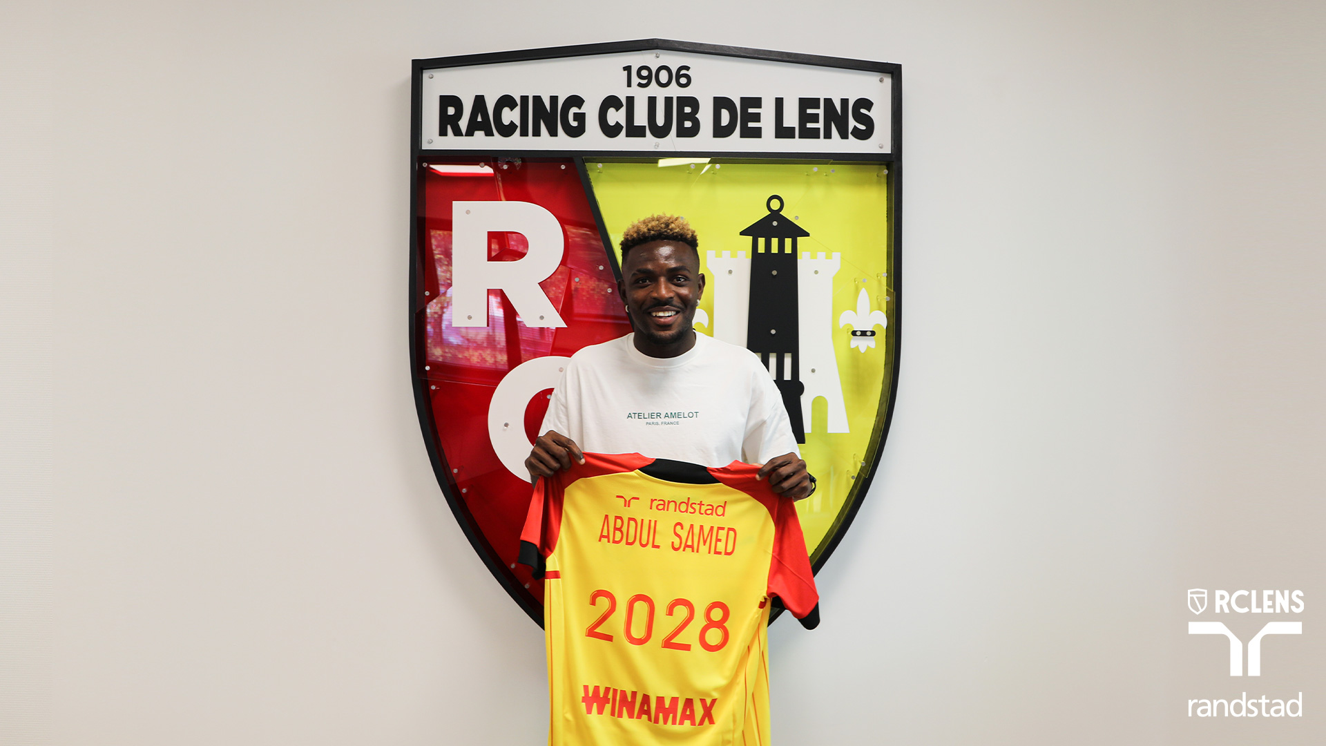 Salis Abdul Samed Prolongation contrat 2028 RC Lens Salis Abdul Samed Prolongation contrat 2028 RC Lens