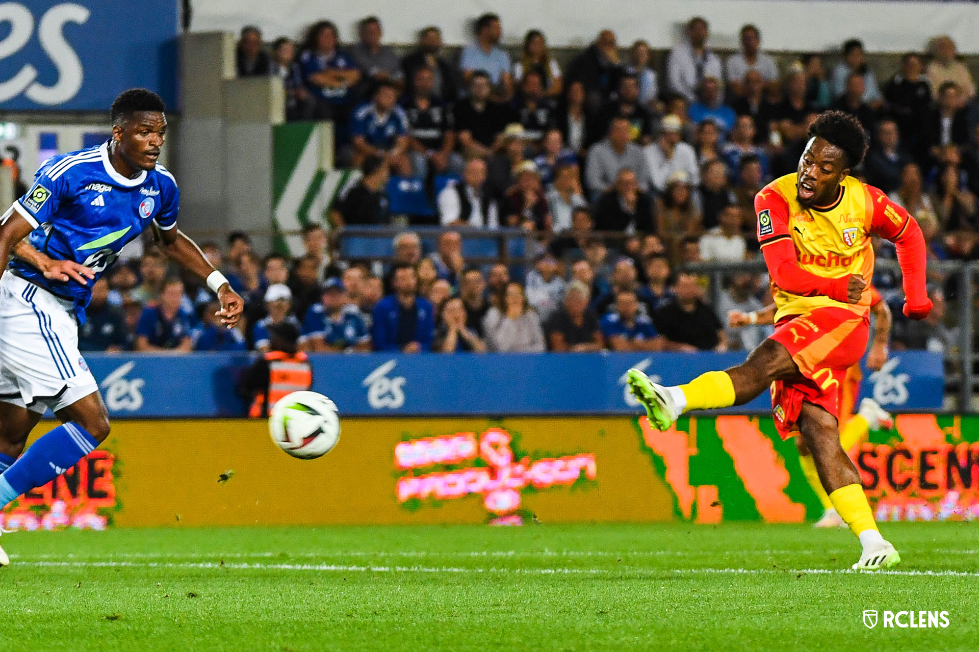 RC Strasbourg Alsace-RC Lens : Elye Wahi RC Strasbourg Alsace-RC Lens : Elye Wahi