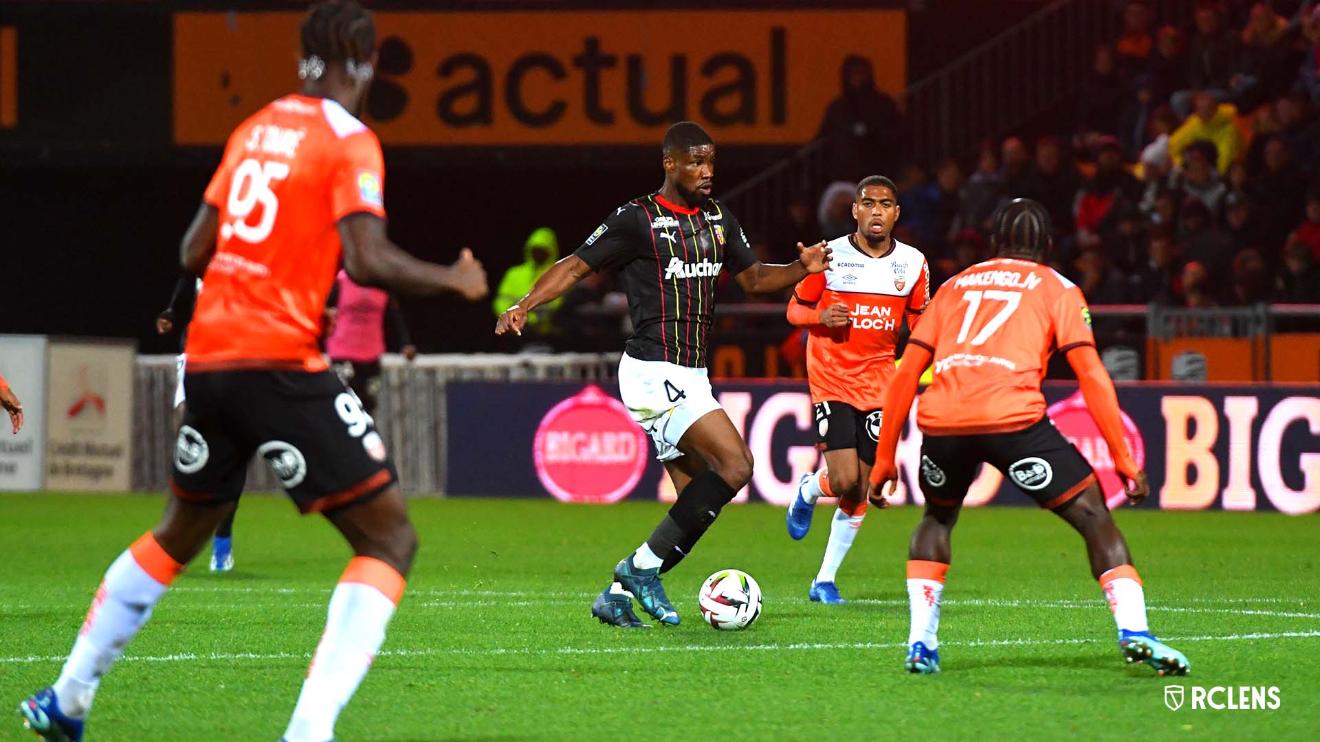 FC Lorient-RC Lens : Kevin Danso FC Lorient-RC Lens : Kevin Danso