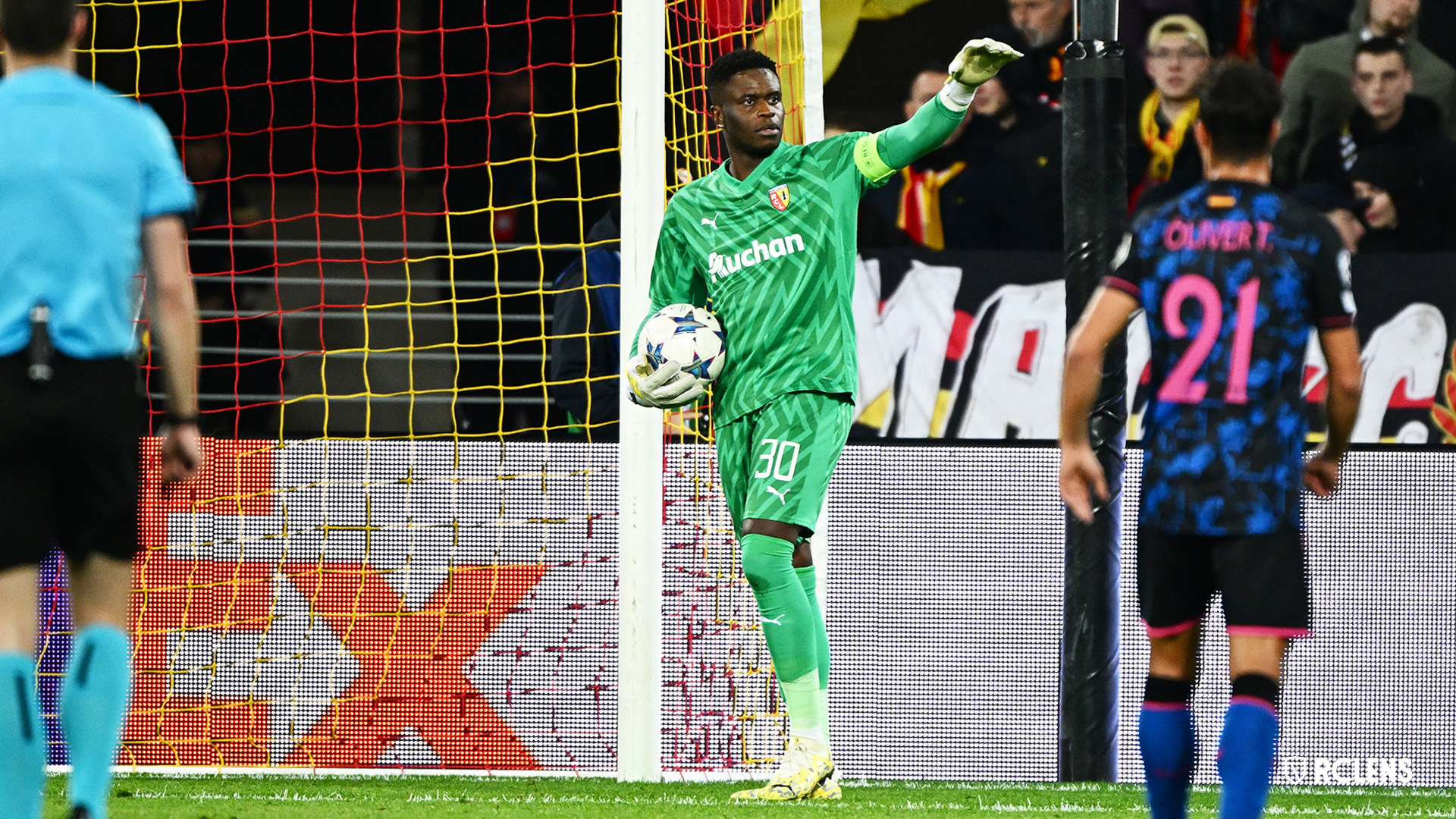 RC Lens-Séville FC : Brice Samba RC Lens-Séville FC : Brice Samba