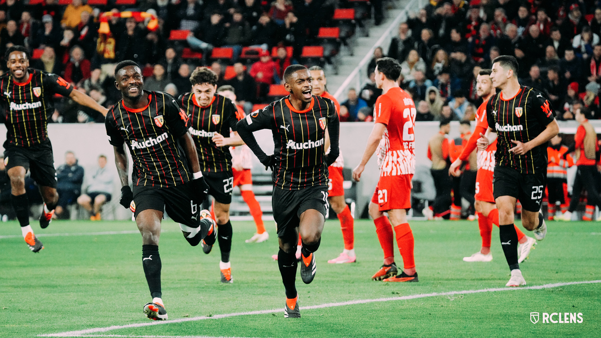 David Pereira da Costa RC Lens 100e match Fribourg 2024 David Pereira da Costa RC Lens 100e match Fribourg 2024