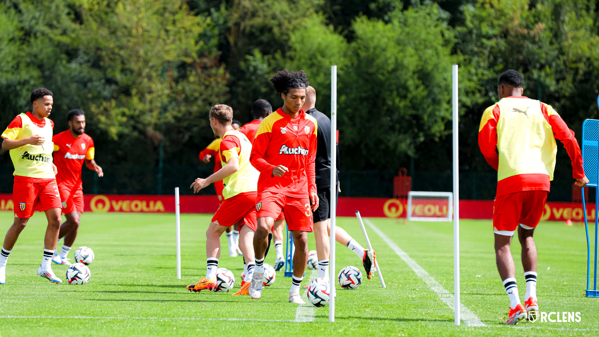 Ismaëlo Ganiou RC Lens Entraînement Ismaëlo Ganiou RC Lens Entraînement