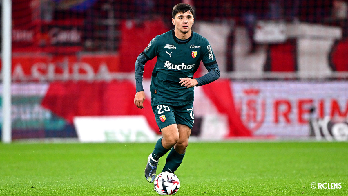 Stade de Reims-RC Lens : Abdukodir Khusanov Stade de Reims-RC Lens : Abdukodir Khusanoiv