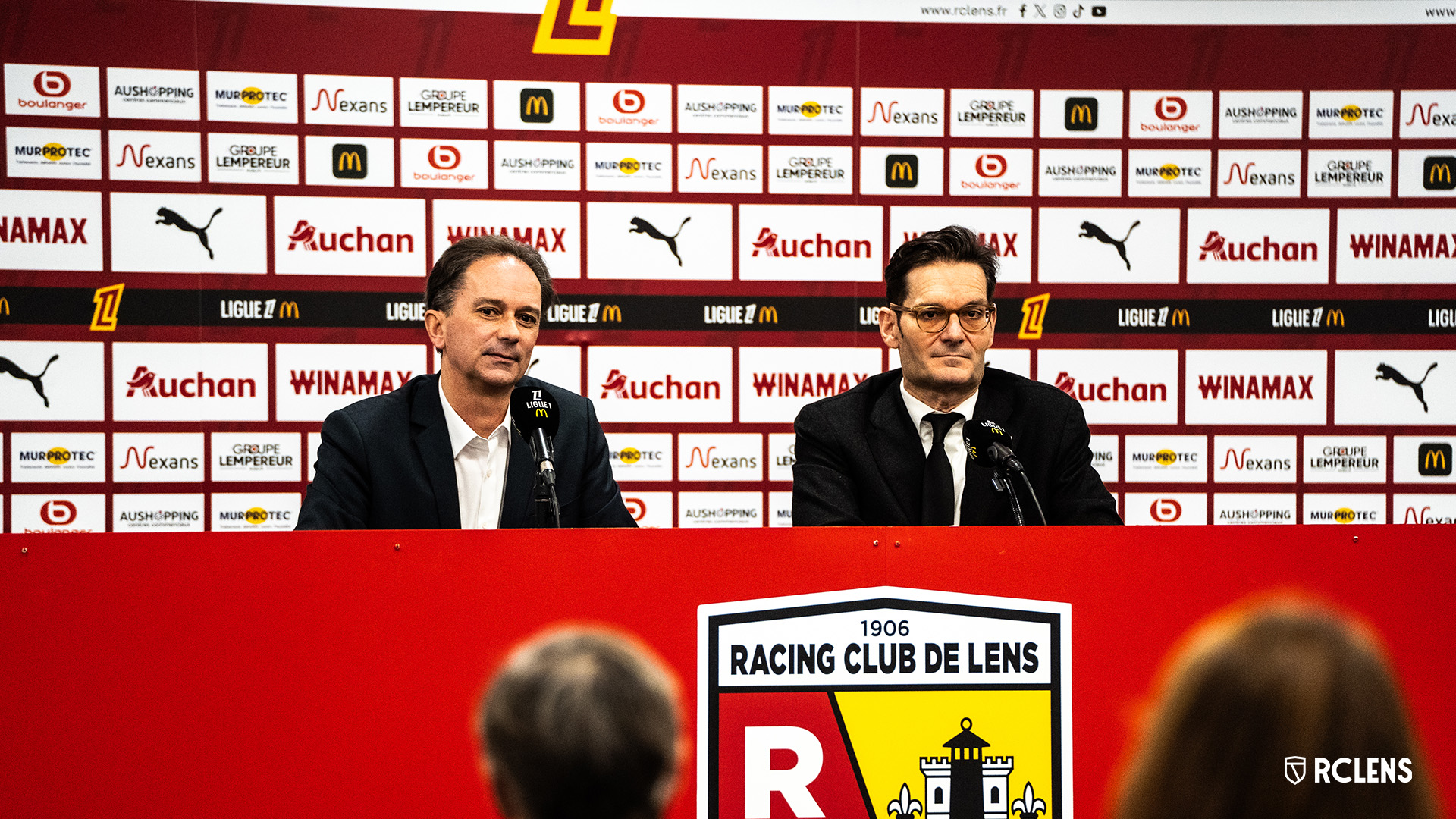 RC Lens Joseph Oughourlian Sylvain Robert Bollaert-Delelis RC Lens Joseph Oughourlian Sylvain Robert Bollaert-Delelis