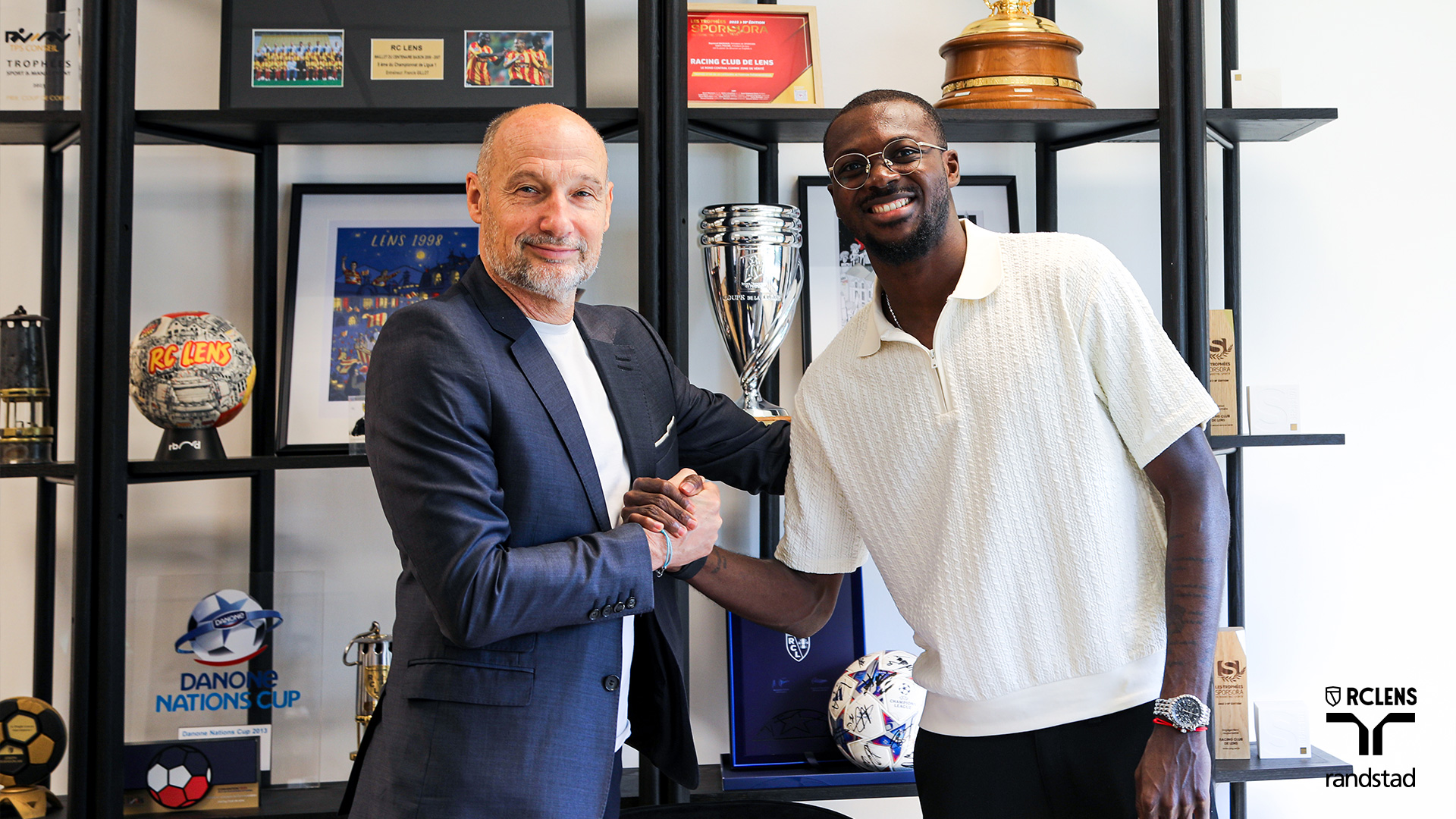 RC Lens : Herve Koffi et Pierre Dréossi RC Lens : Herve Koffi et Pierre Dréossi
