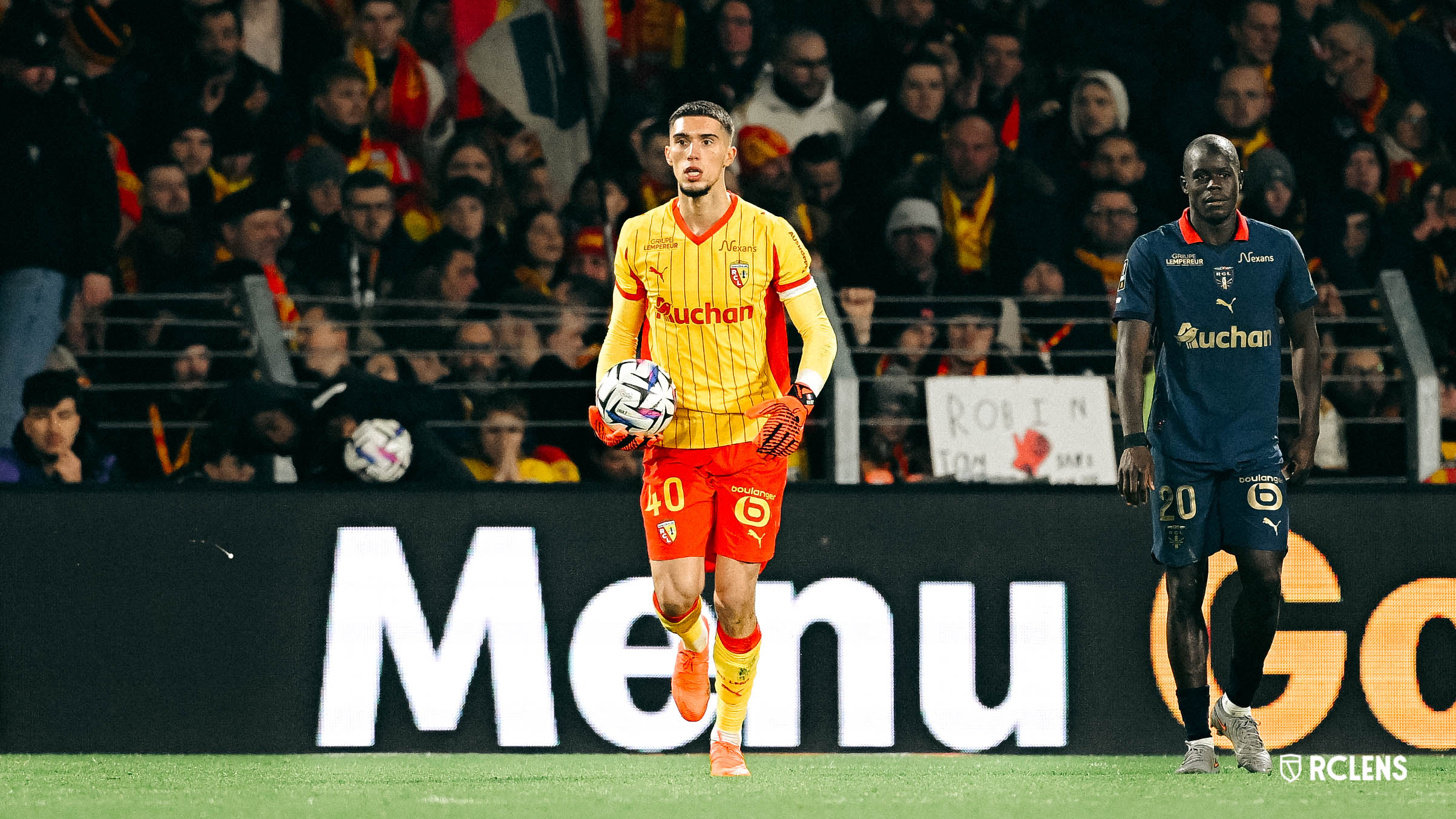 à la lampe estac troyes-rc lens : Robin Risser