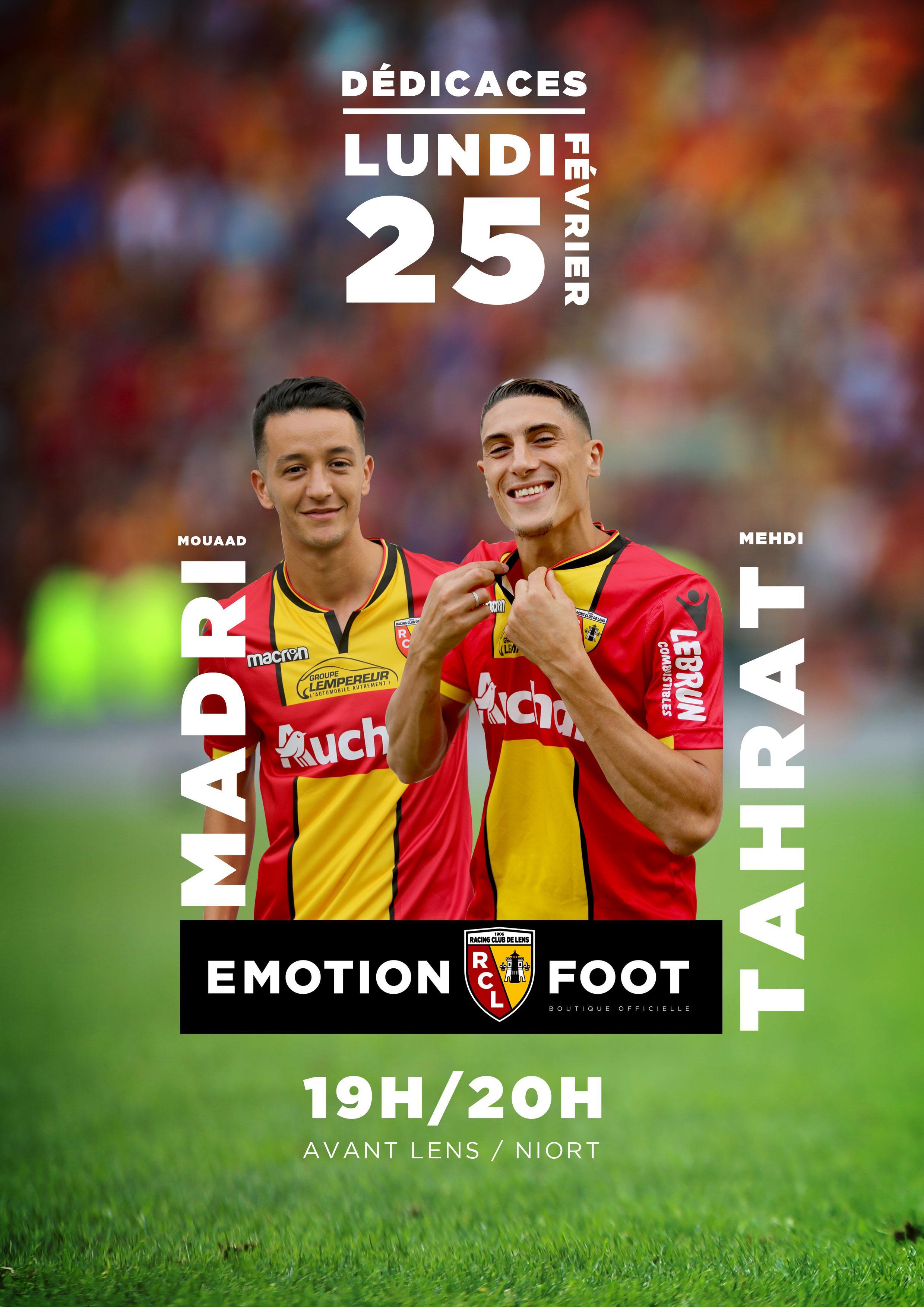 Mouaad Madri et Mehdi Tahrat à la boutique Emotion Foot Mouaad Madri et Mehdi Tahrat à la boutique Emotion Foot