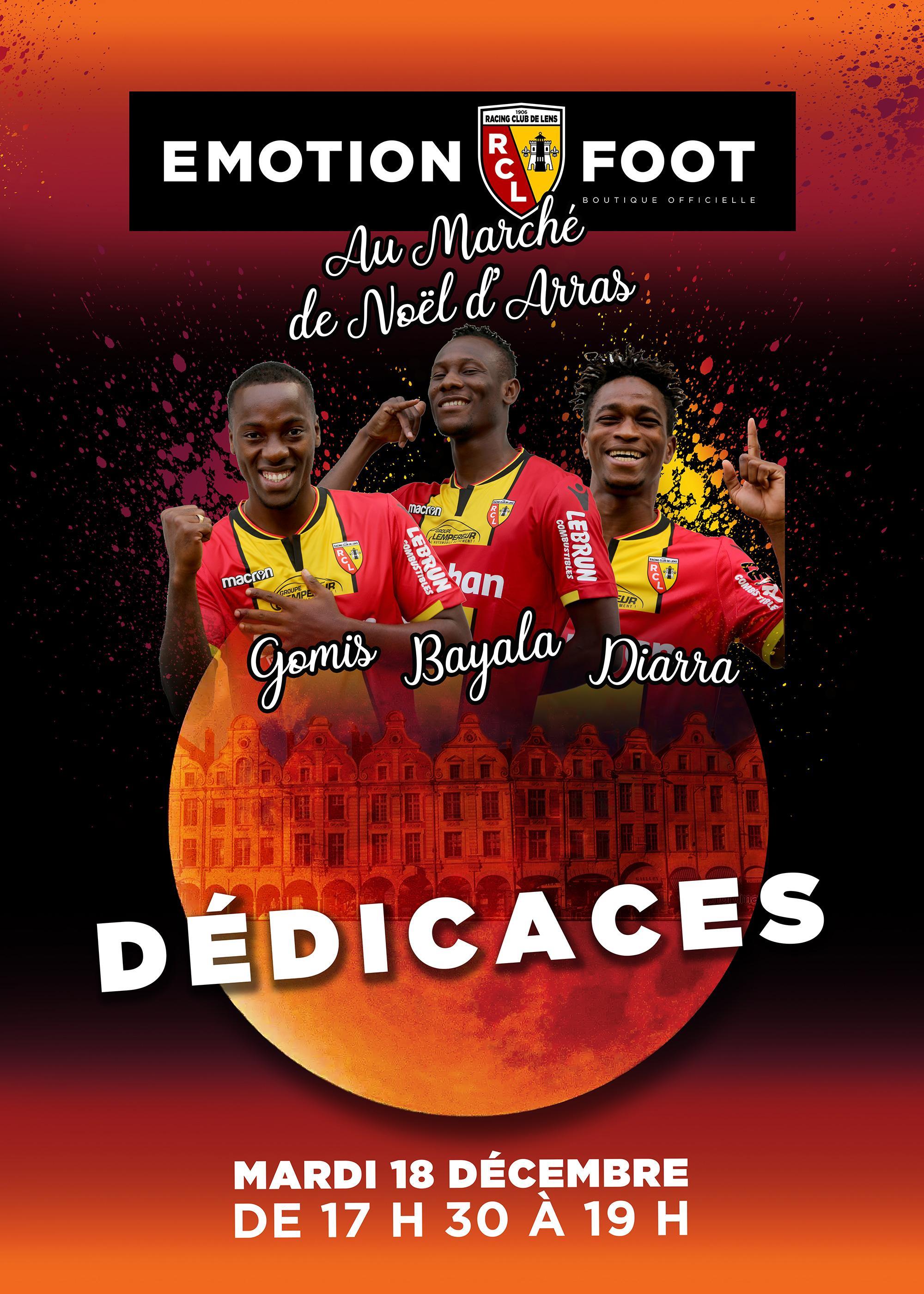Y. Gomis, C. Bayala et S. Diarra au Marché de Noël d'Arras Y. Gomis, C. Bayala et S. Diarra au Marché de Noël d'Arras