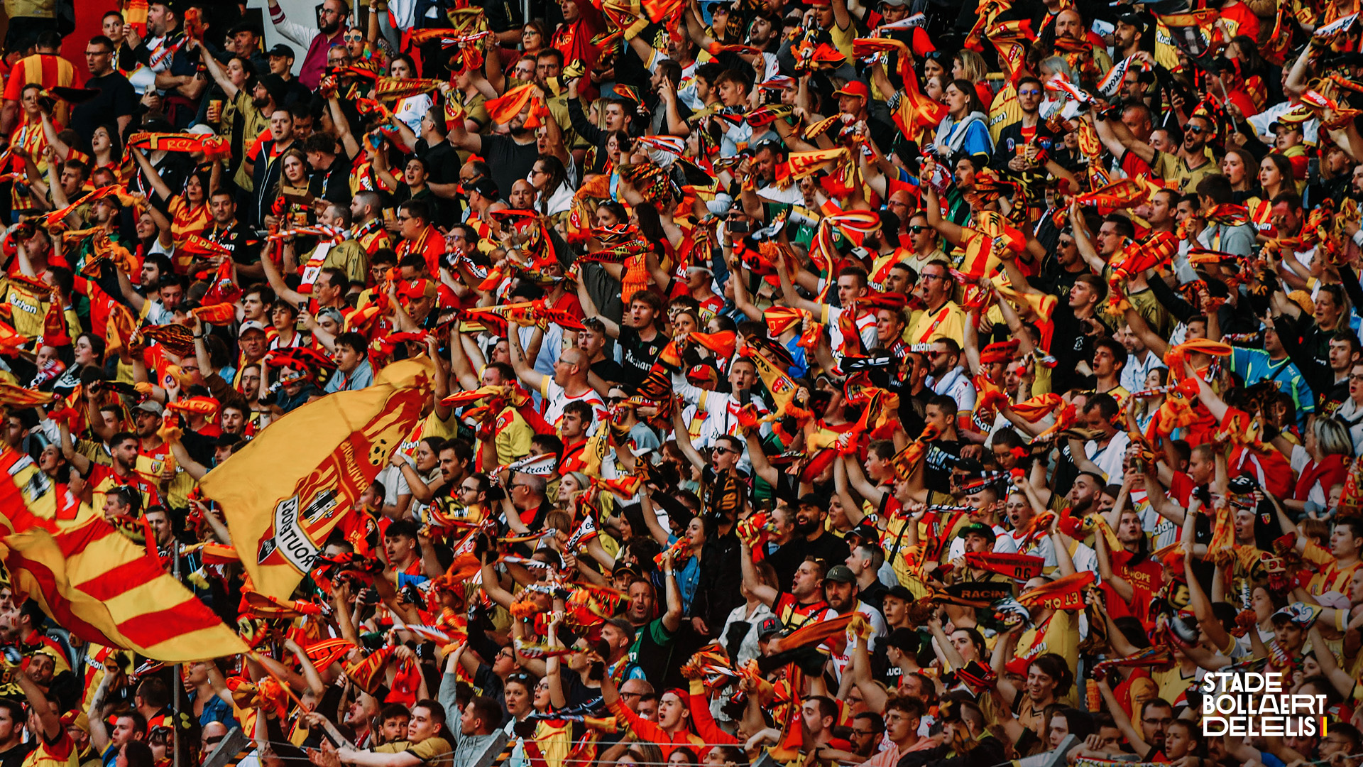 Stade Bollaert-Delelis RC Lens supporters Stade Bollaert-Delelis RC Lens supporters