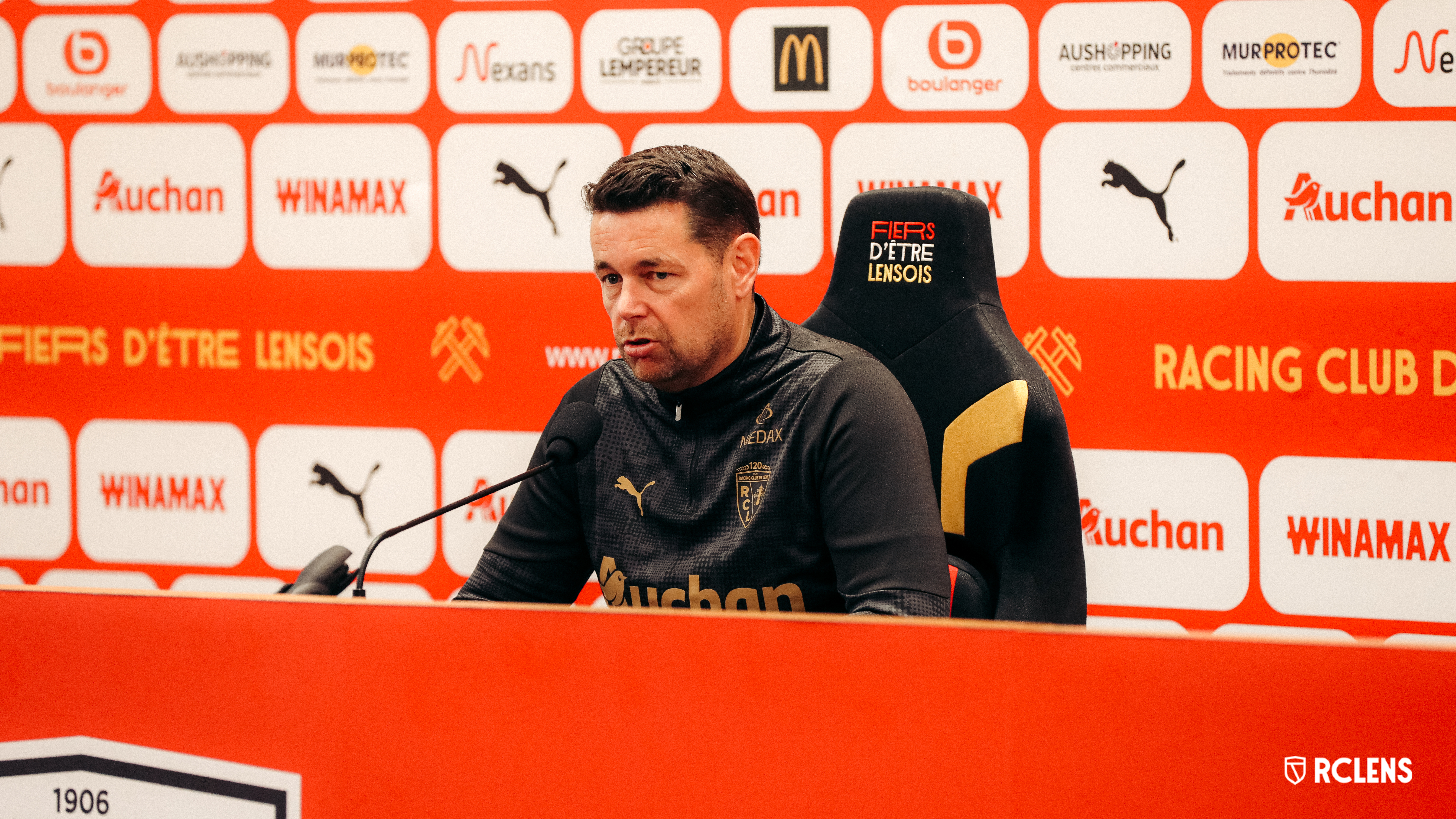 conf Sage avant RC Lens - Paris FC 