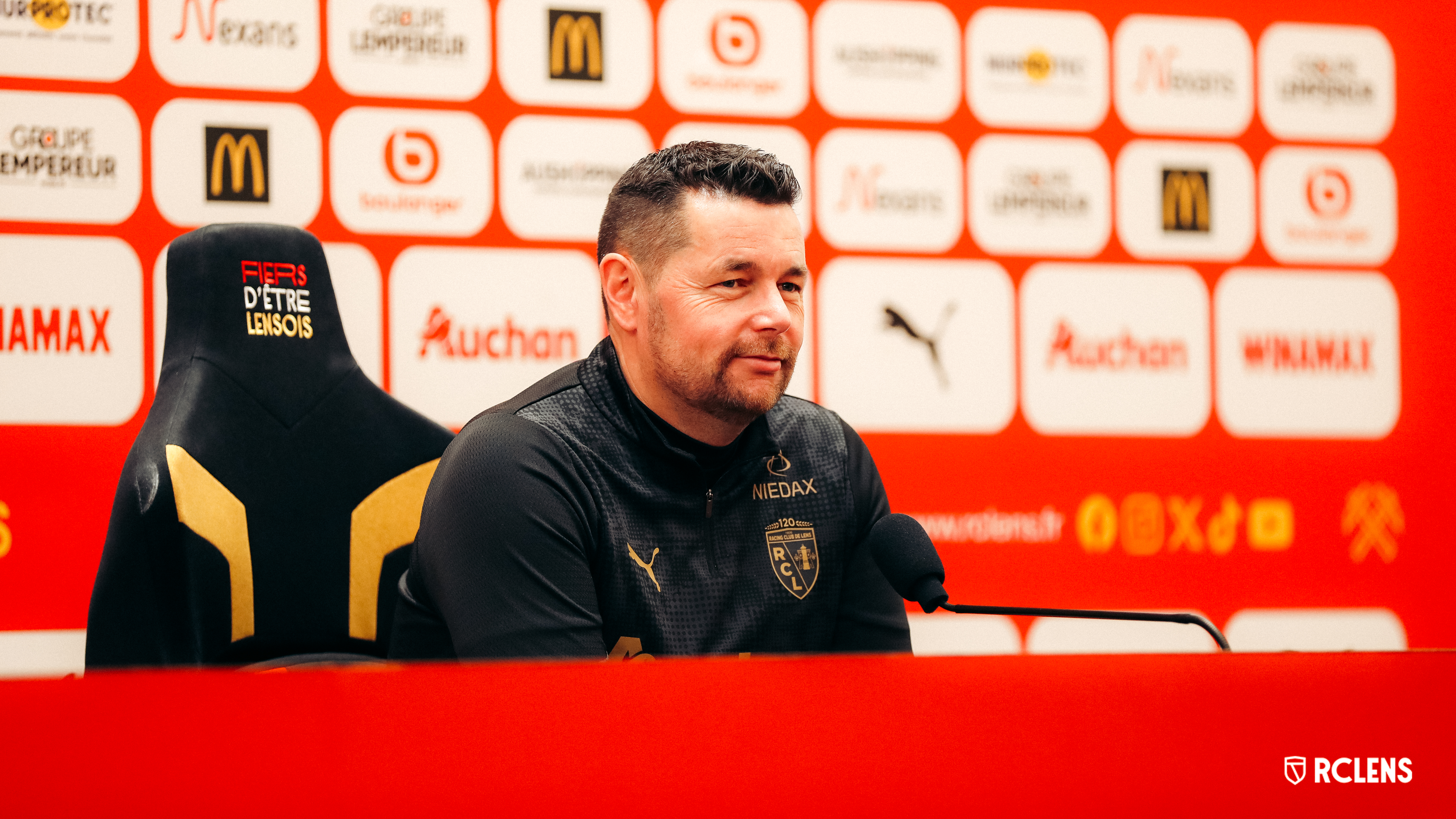 conf Toulouse FC-RC Lens Pierre Sage