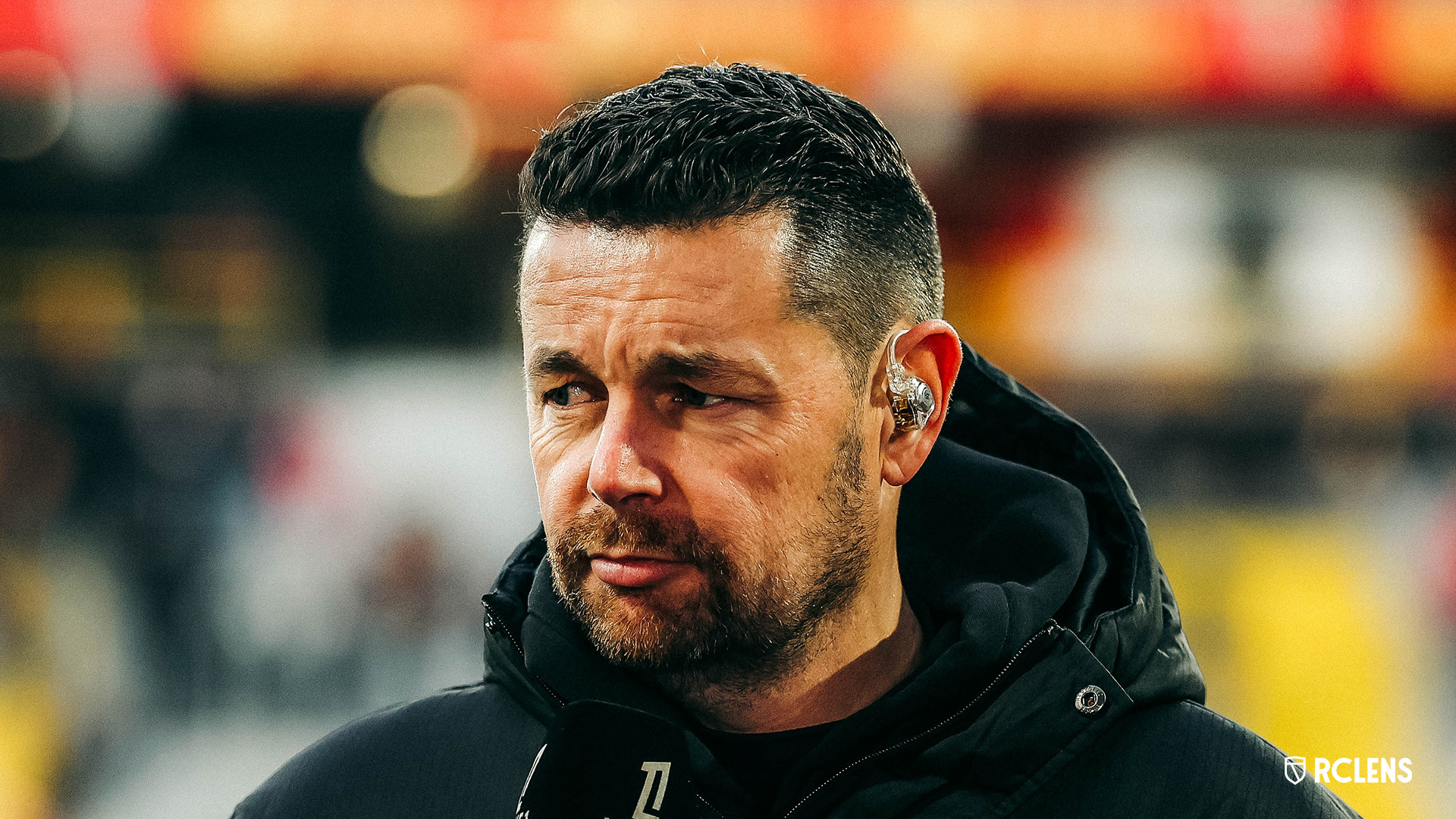 après match rc lens rc strasbourg alsace (1-0) Pierre Sage