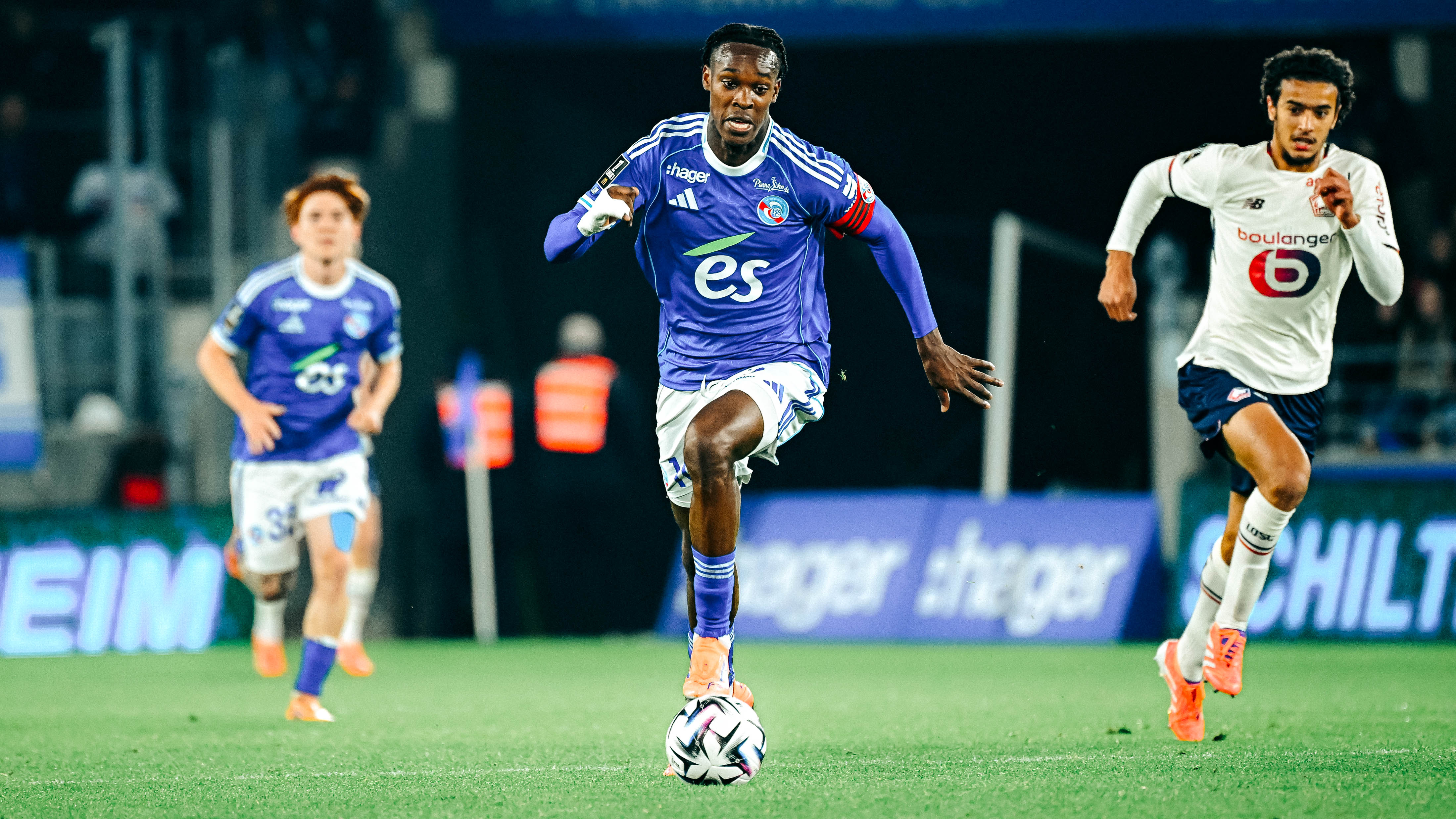 à la lampe RC Lens-RC Strasbourg Alsace Emmanuel Emegha