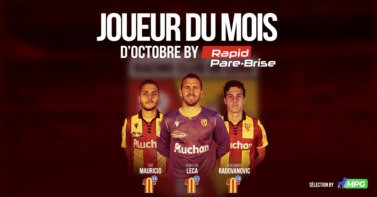 Votez pour le Joueur du mois d'octobre Votez pour le Joueur du mois d'octobre