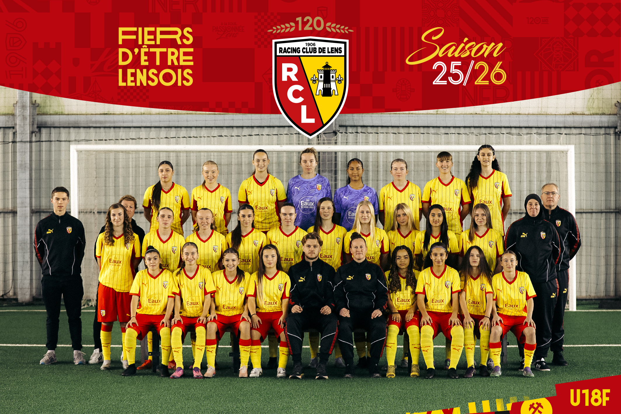 Photo officielle RC Lens Féminin U18 2025/26