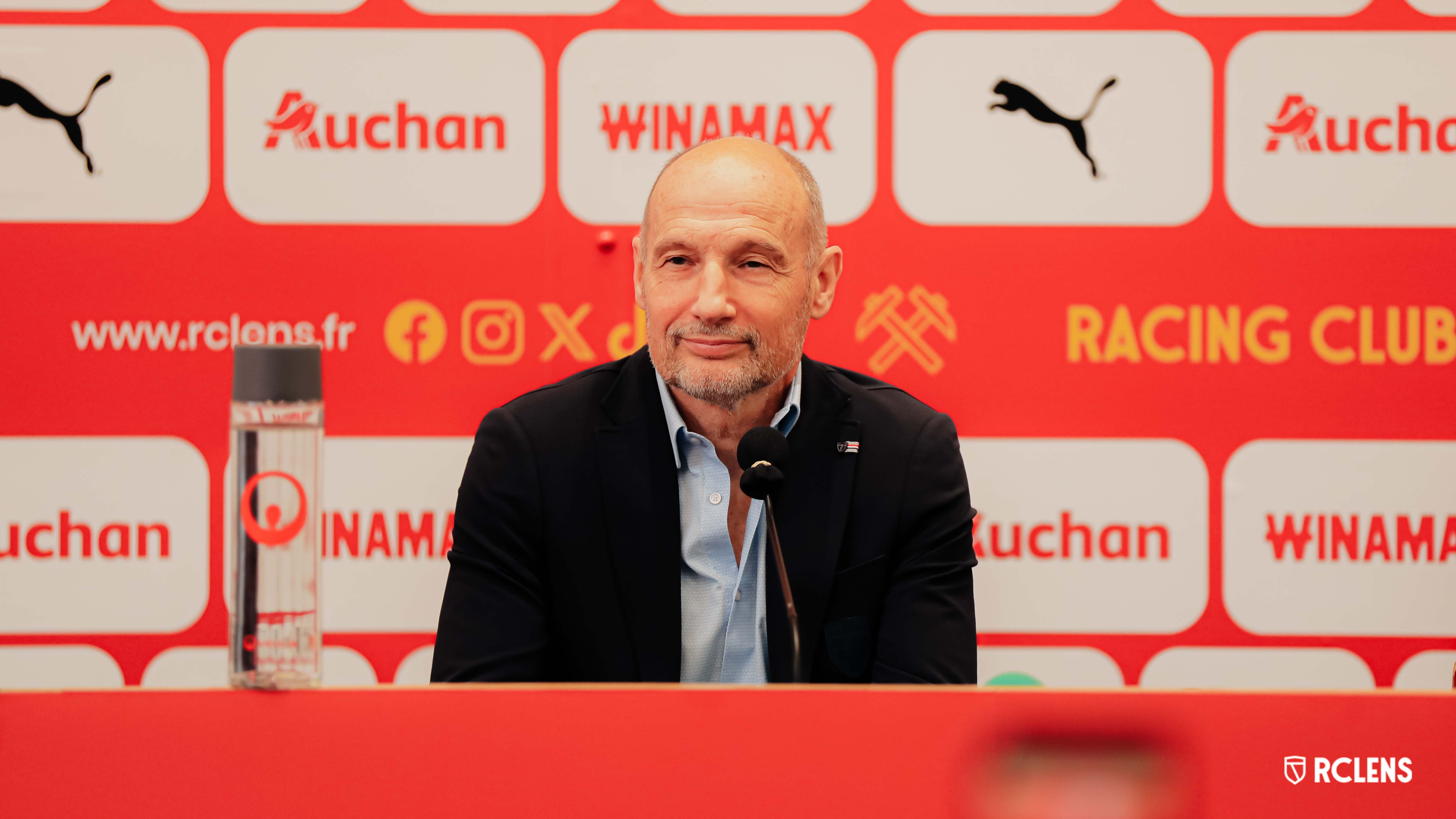 Conférence de presse RC Lens Pierre Dréossi Conférence de presse RC Lens Pierre Dréossi