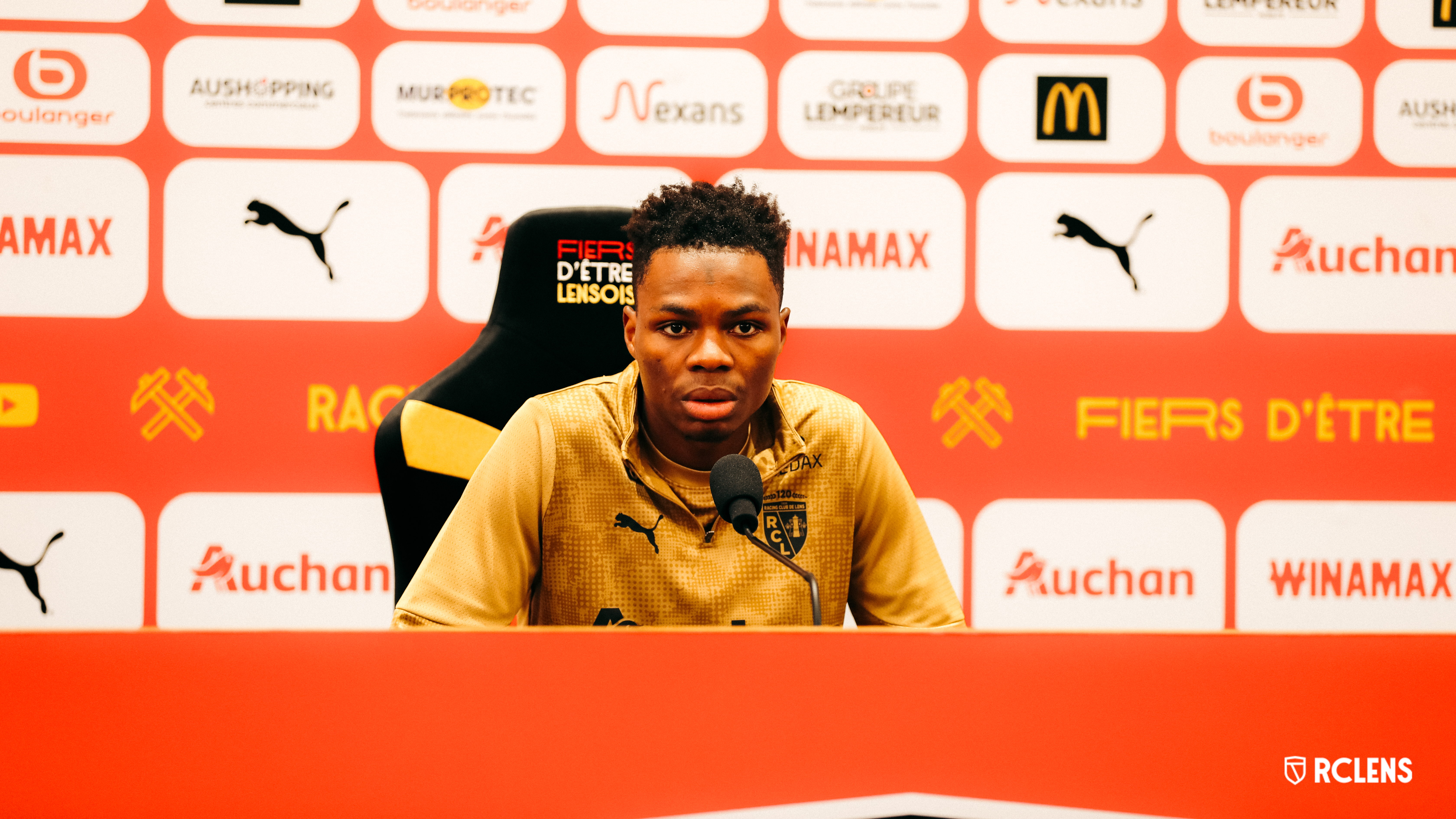 conférence de presse avant RC Lens FC Lorient 