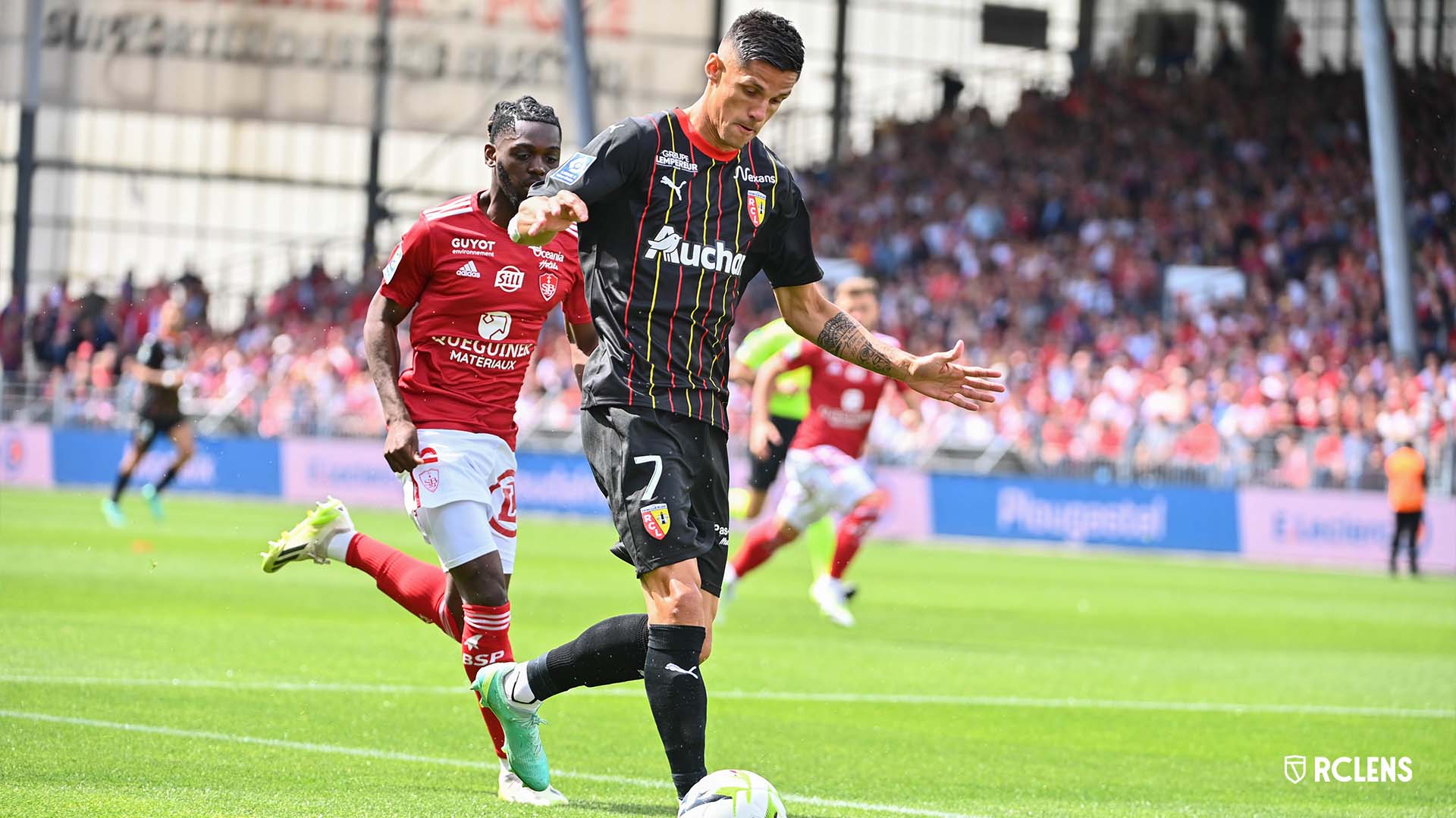 Stade Brestois 29-RC Lens : Florian Sotoca Stade Brestois 29-RC Lens : Florian Sotoca