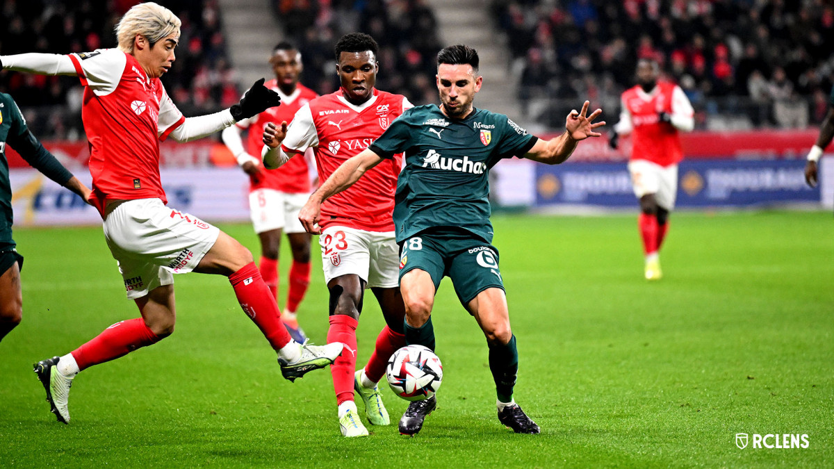 Stade de Reims-RC Lens : Adrien Thomasson Stade de Reims-RC Lens : Adrien Thomasson